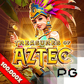 Treasures of Aztec hot game icon in the color game collection